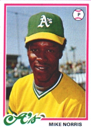 1978 Topps Baseball Cards      434     Mike Norris